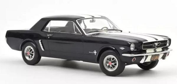 182805 Ford Mustang Coupe 1966 Nightmist Blue metallic 1:18
